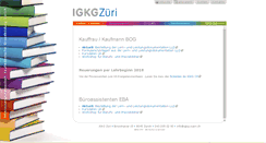 Desktop Screenshot of igkg-zueri.ch